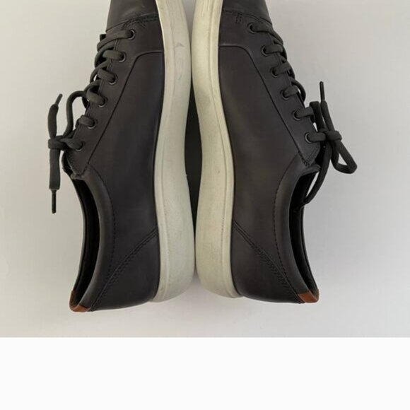 Ecco Men's Soft 7 Leather Lace-Up Sneakers Minimalist Quiet Luxury EU 47 US 13 - Picture 6 of 12